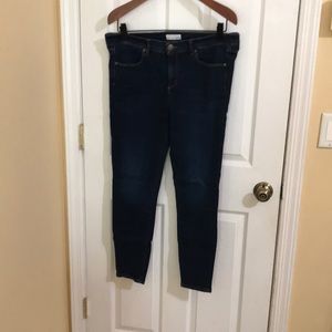Loft dark wash legging jeans or jeggings.